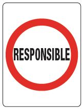 Responsible sign
